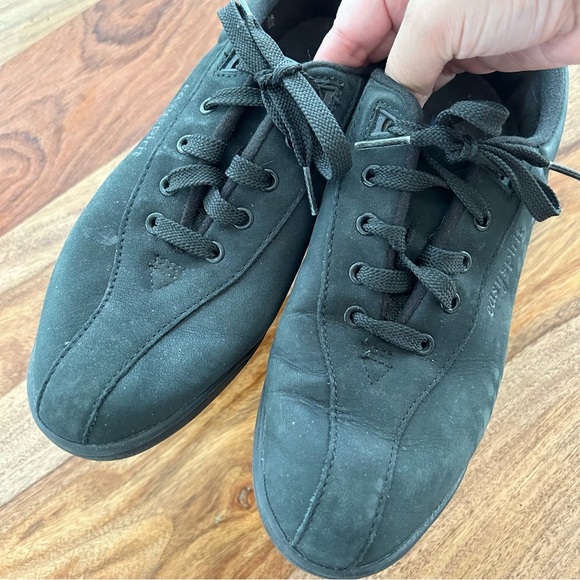Easy Spirit AP1 walking shoes black suede lace up sneakers - Picture 6 of 11